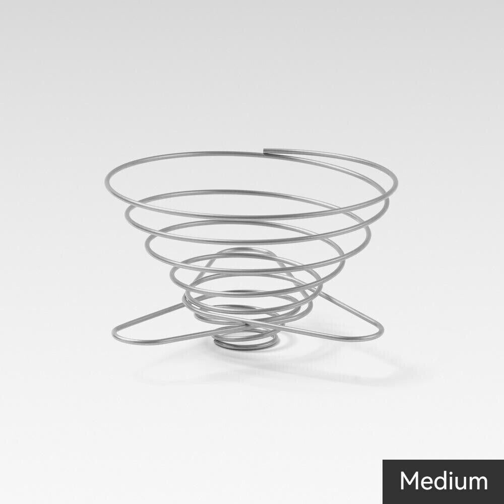 Outdoor Camping Stainless Coffee Drip Rack Holder Folding Funnel Spring Type