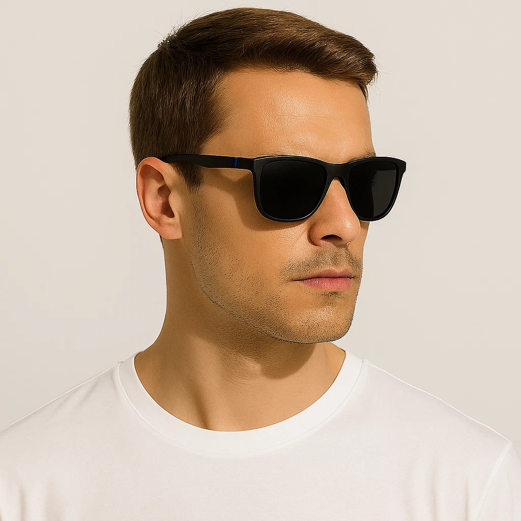 Men Stylish Polarized Sunglasses UV400 Anti-Glare Sports Driving Fishing Eyewear # TR7555