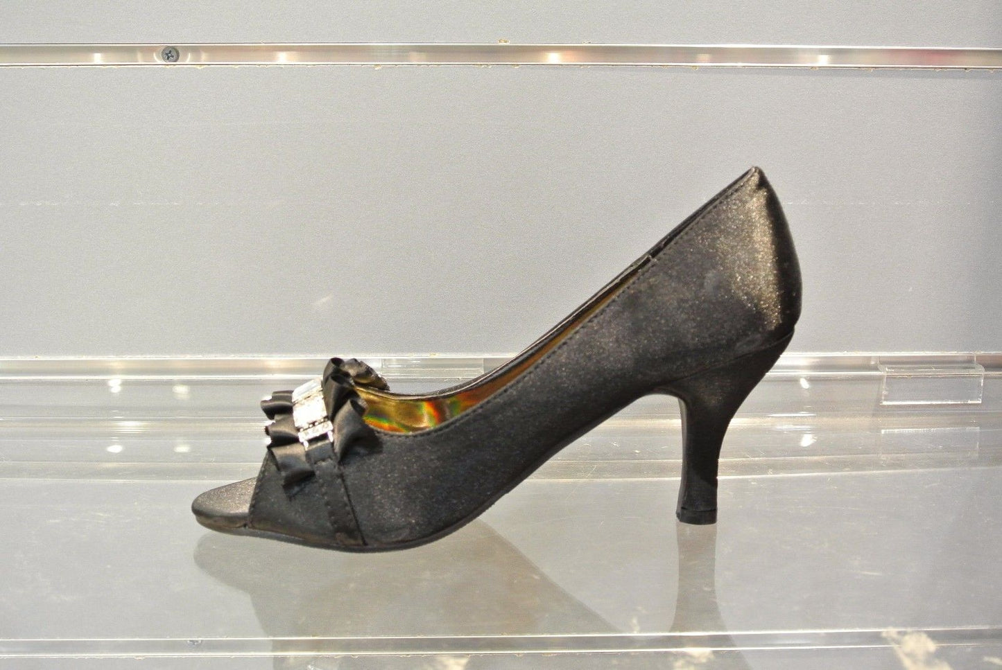 New Fashion Women Shining Ball Ventilate Mid Heel Party Wedding Work Date Shoes