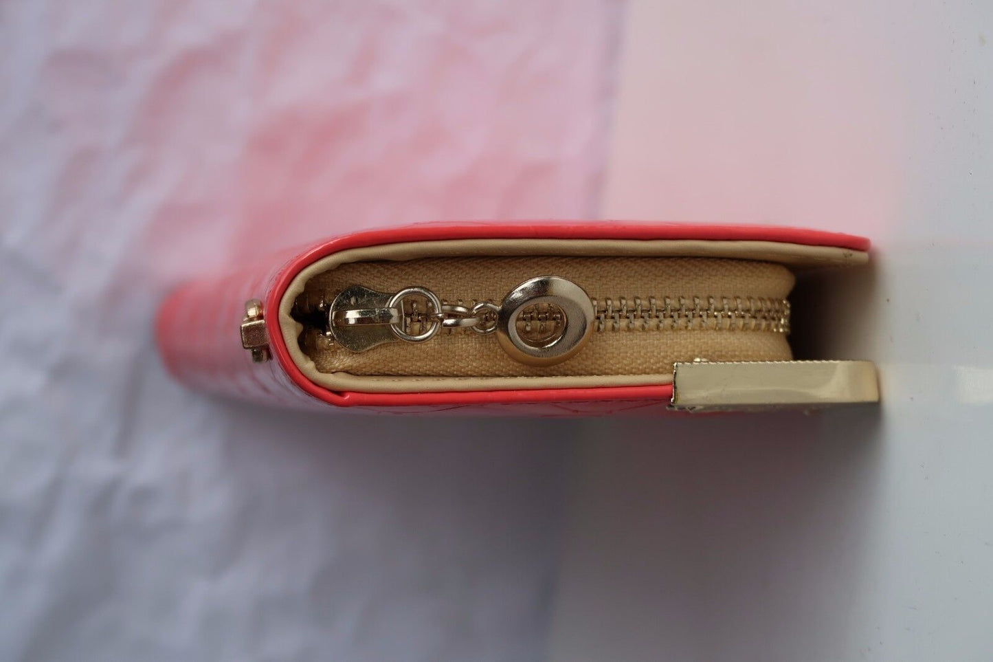 NEW Women Fashion Patent Wallet Zip Around Case Purse Wallet Lady clutch GIFT