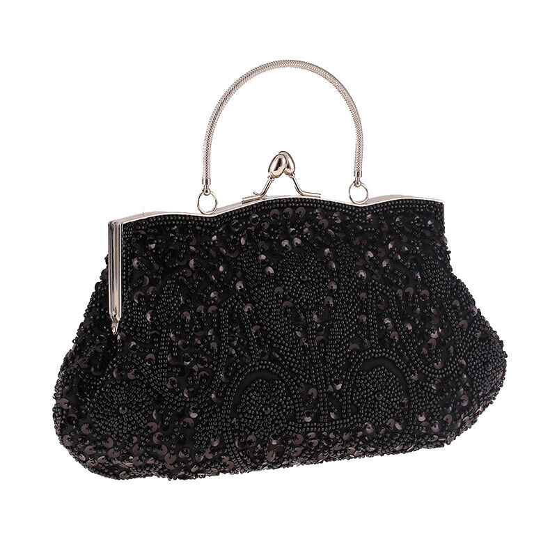 Women Fashion Glitter Party Bridal  Bag Wedding Handbag Prom Evening Clutch