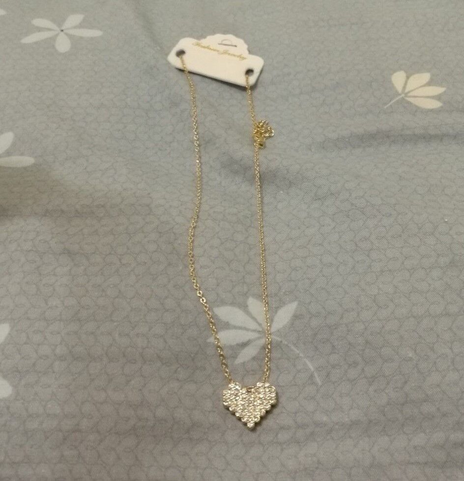 New Elegant Women Gold Choker Statement Bib Chain Pendant Necklace crystal gift