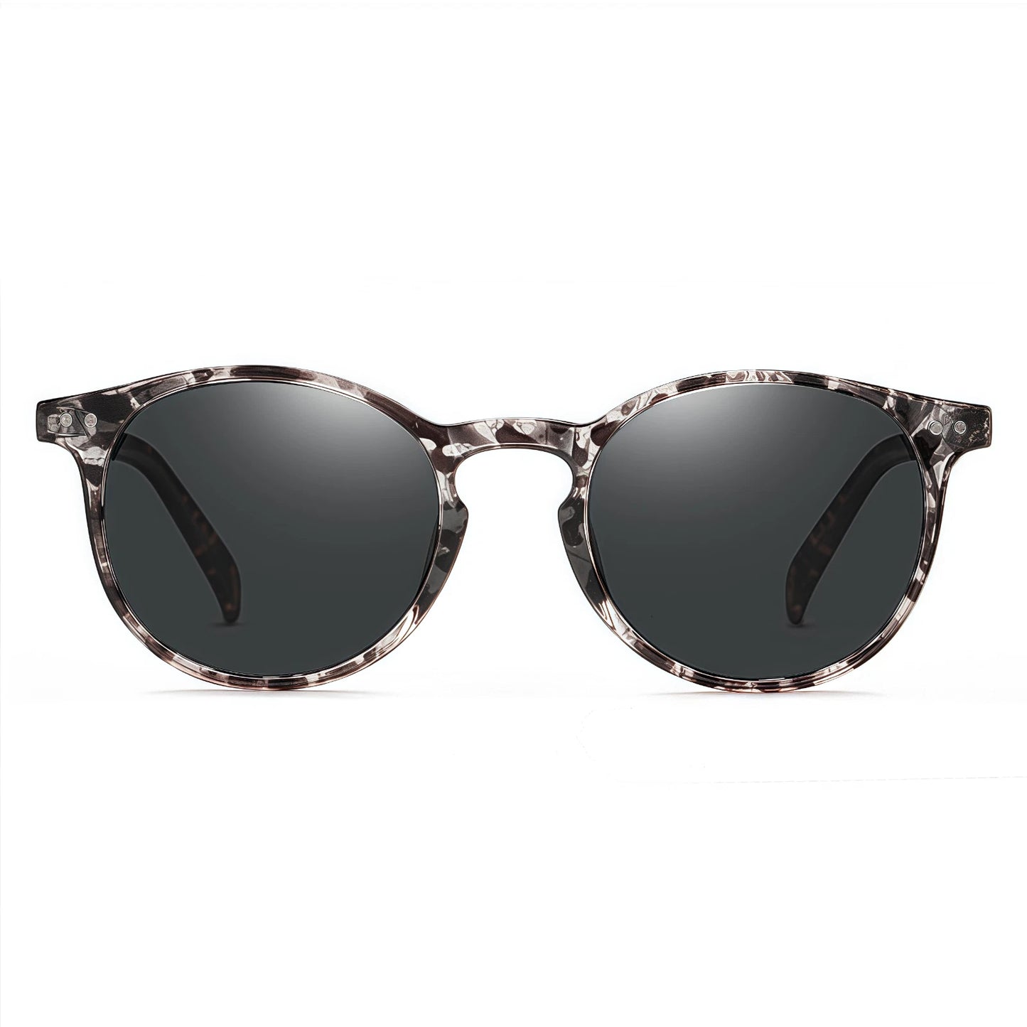 Women Lightweight Polarized Beach Round Driving Sunglasses UV400 Anti-Glare Lens # 3331