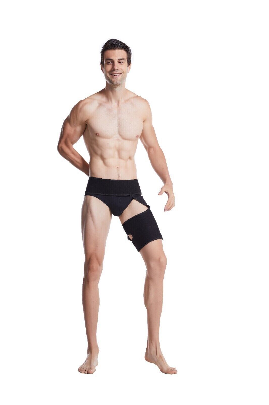Breathable Sports Leg Support Muscle Strain Prevention Hip Thigh Support Strap