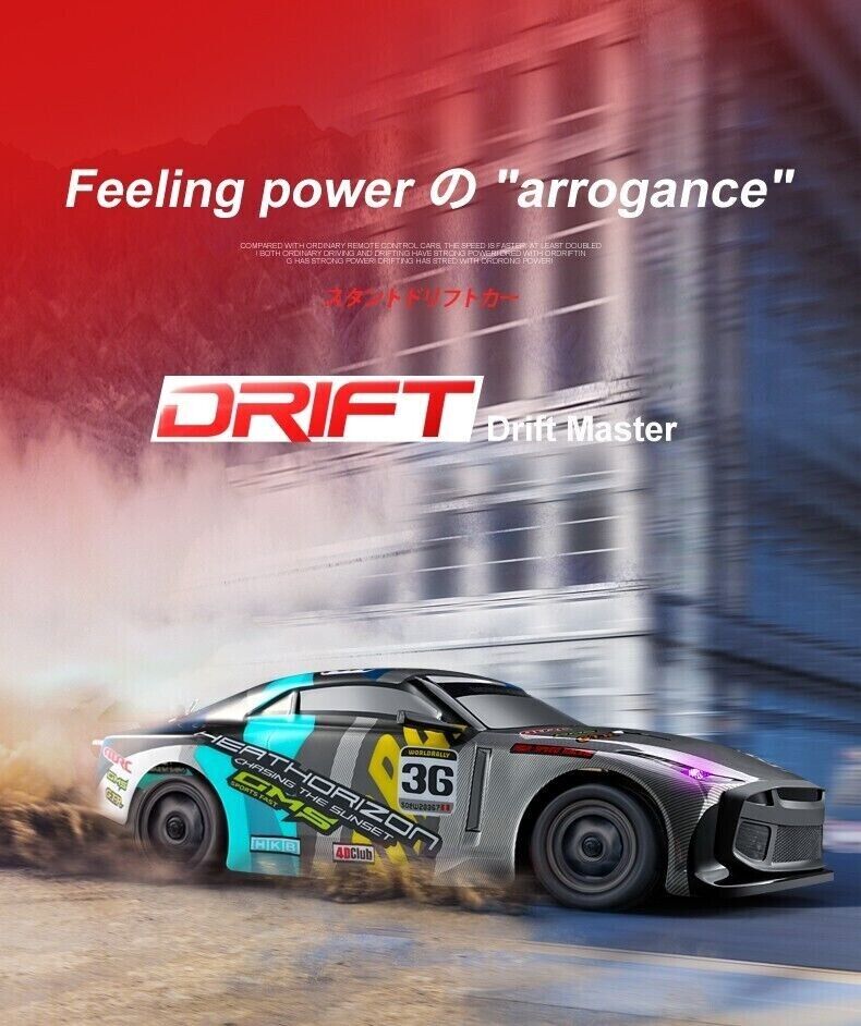 RC 4WD High Speed Housepower Drift Stunt Vehicle Boy's Off Road Toy Racing Car