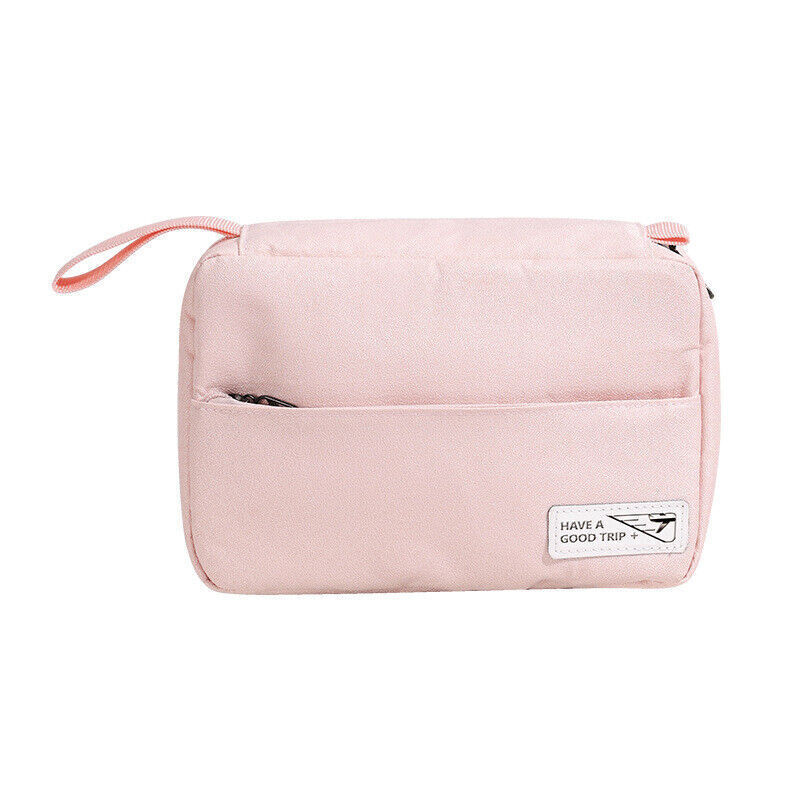 Portable Zip Hangable Toiletry bag Travel Cosmetic Organizer Storage Makeup Bag