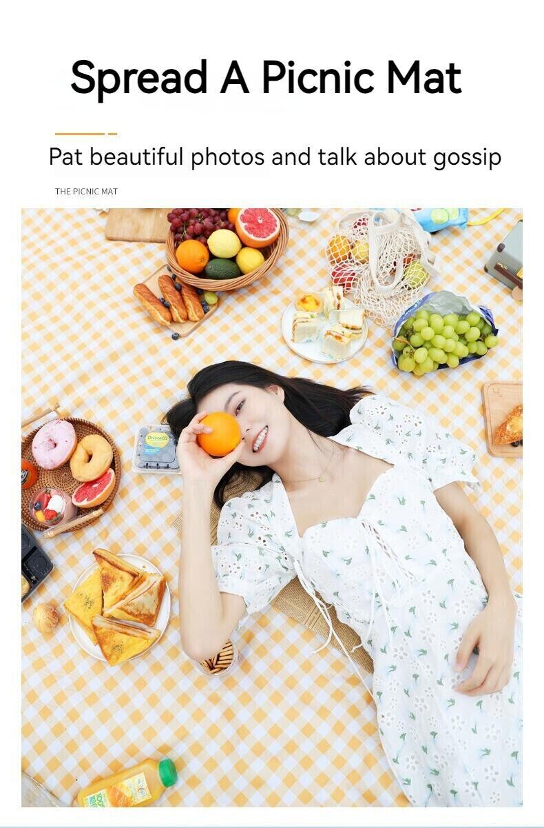 Outdoor Thickened Waterproof Portable Foldable Lawn Park Beach Party Picnic Mat