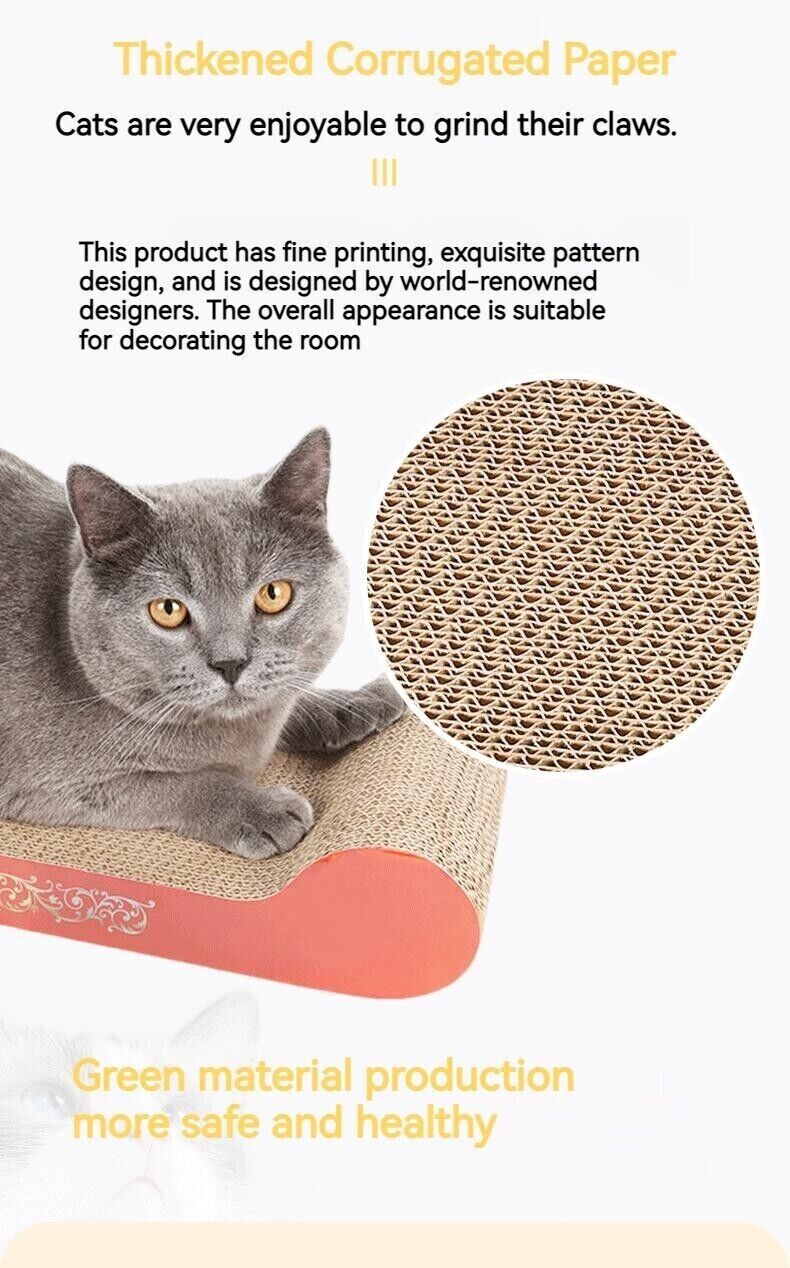 Pet Cat Non-flaking Scratch-resistant Corrugated Paper Grinding Claw Toys