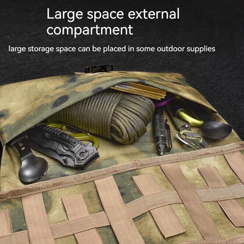 Outdoor Camping Portable Multifunctional Tool Hanging Cutlery Holder Storage Bag