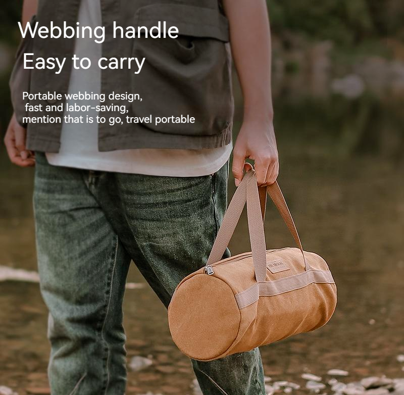 Outdoor Camp Accessories Storage Tool Handheld Bag Cylinder Tent Flor Spike Bag