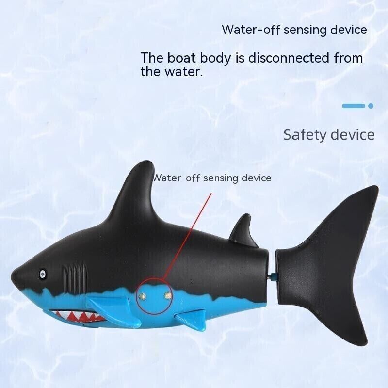 Mini Remote Control Boat Shark Dive Fish Sightsee Submarine Children Toy Gift