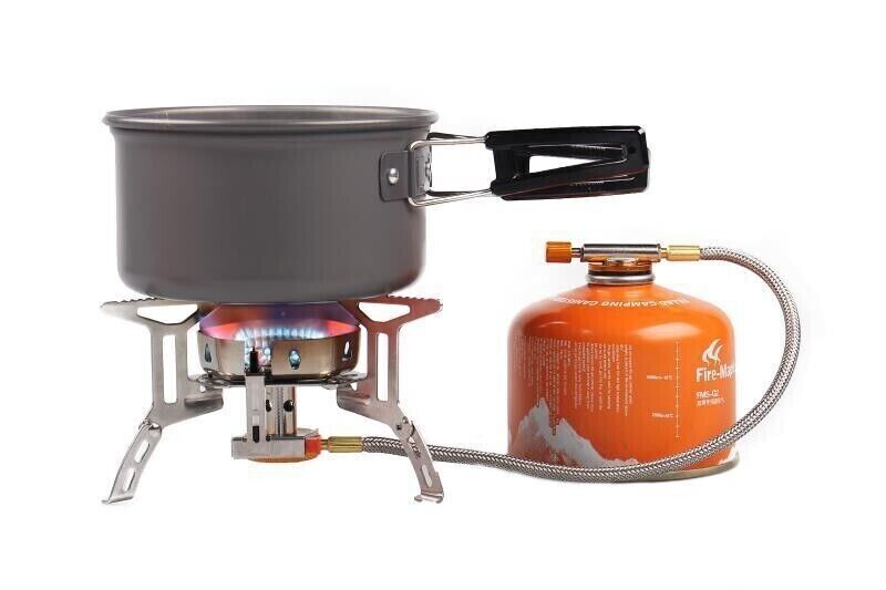 New Outdoor Portable Camping Stainless Steel Picnic Windproof Gas Stove Head