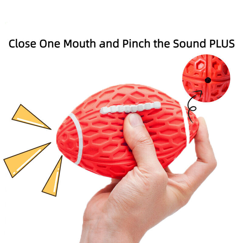 Bite-resistant Vocal Rugby Dog Ball Puzzle Boredom Grinding Interactive Pet Toy