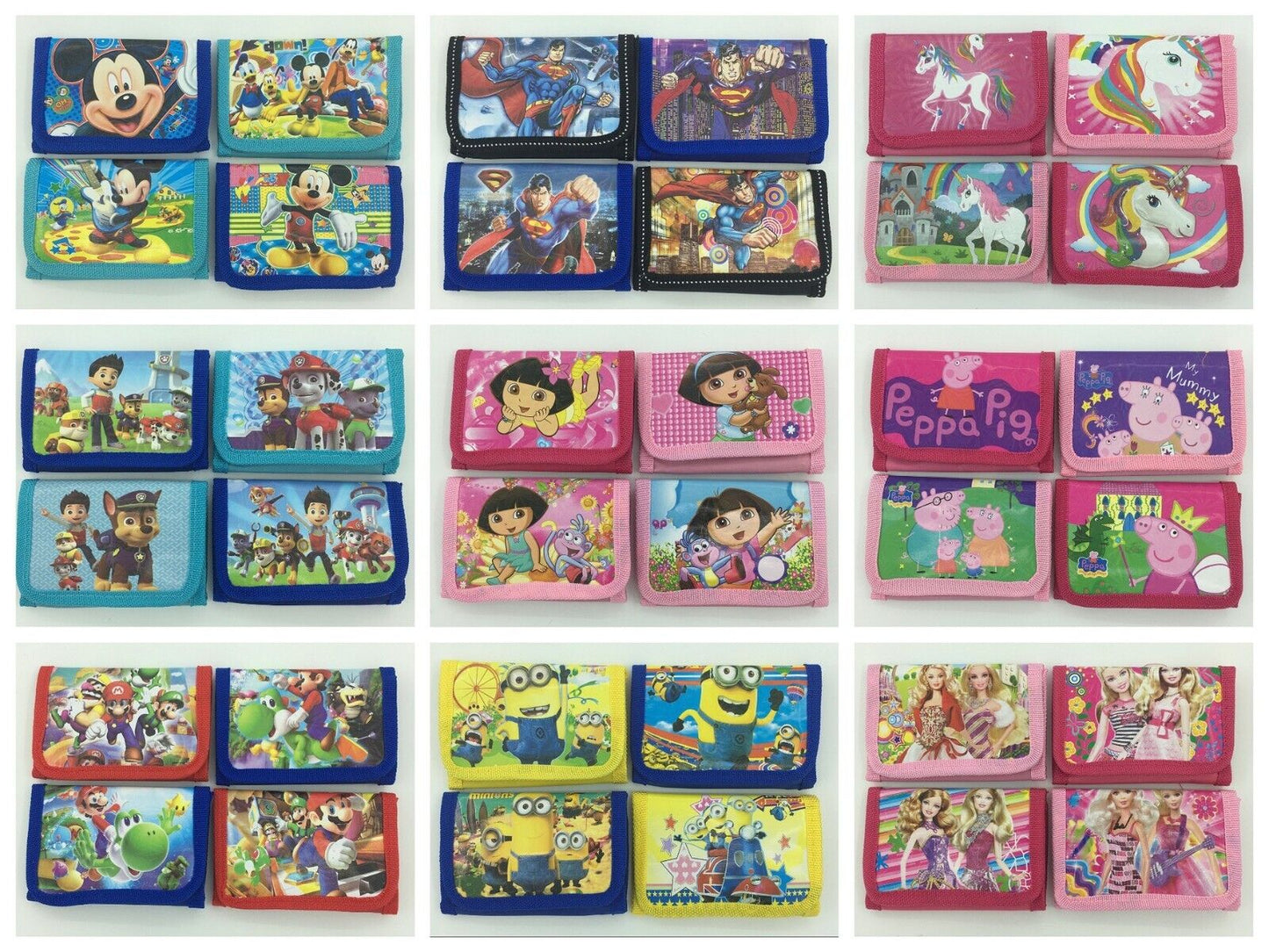New kids Children Boys Girls Party Gift Idea Carton Cute Anime Purse Wallets