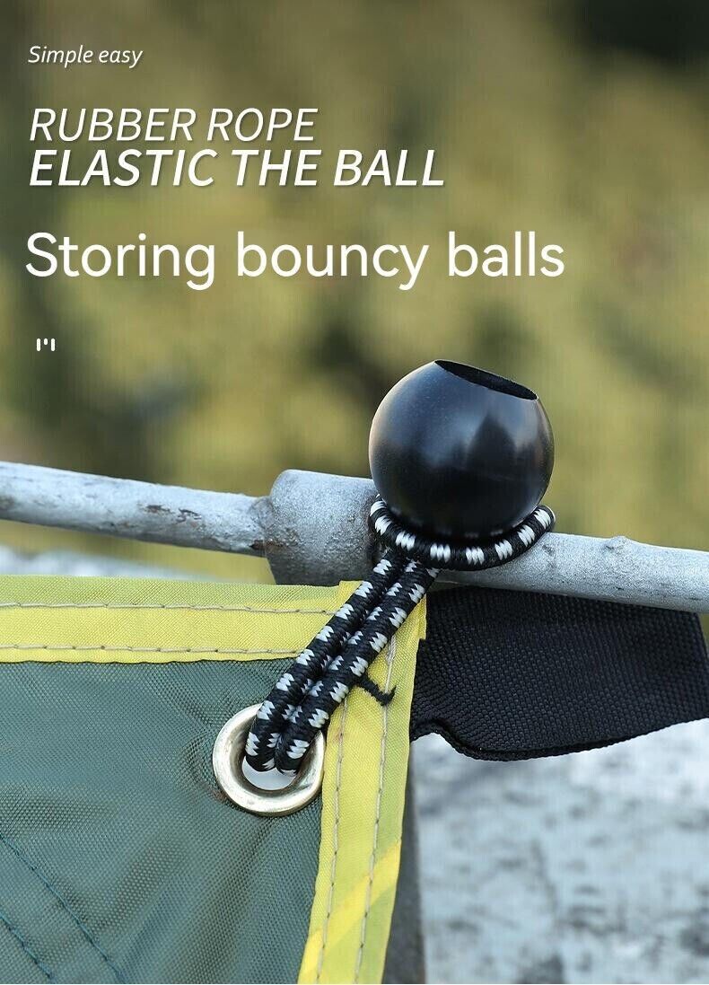 Outdoor Canopy Fixed Bind Elastic Cord Ties Elastic Ball Rubber Bands Tent Clips