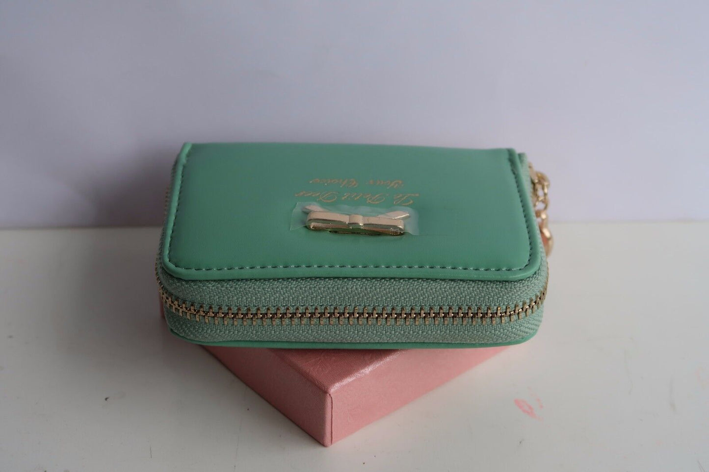 NEW Women Fashion Patent Wallet Zip Around Case Purse Wallet Lady clutch GIFT