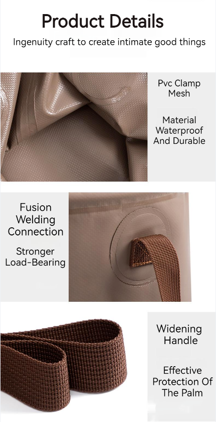 Outdoor Portable Foldable Wash Basin Travel Camping Fishing Foot Soaking Bucket