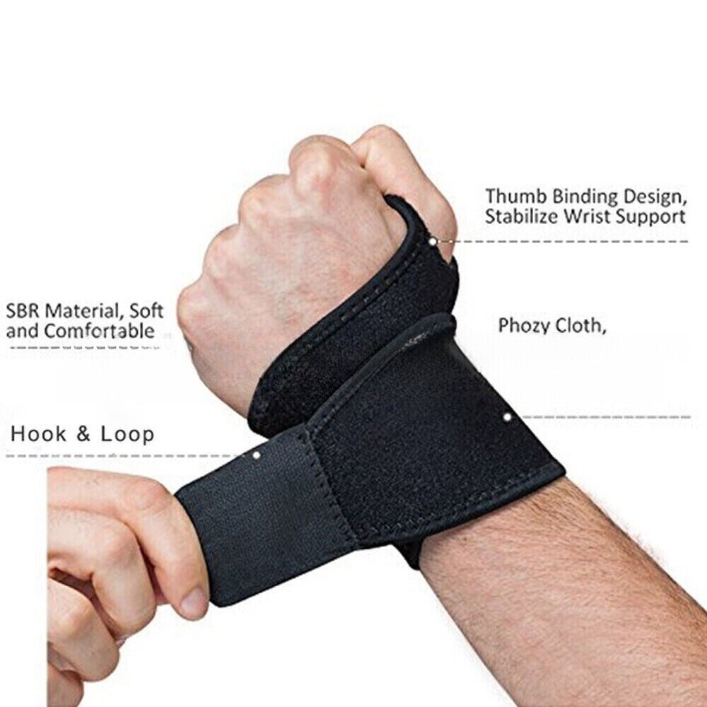 Unisex Adjustablet Wrist Brace Immobiliser Anti Sprain Sport Fitness Basketball