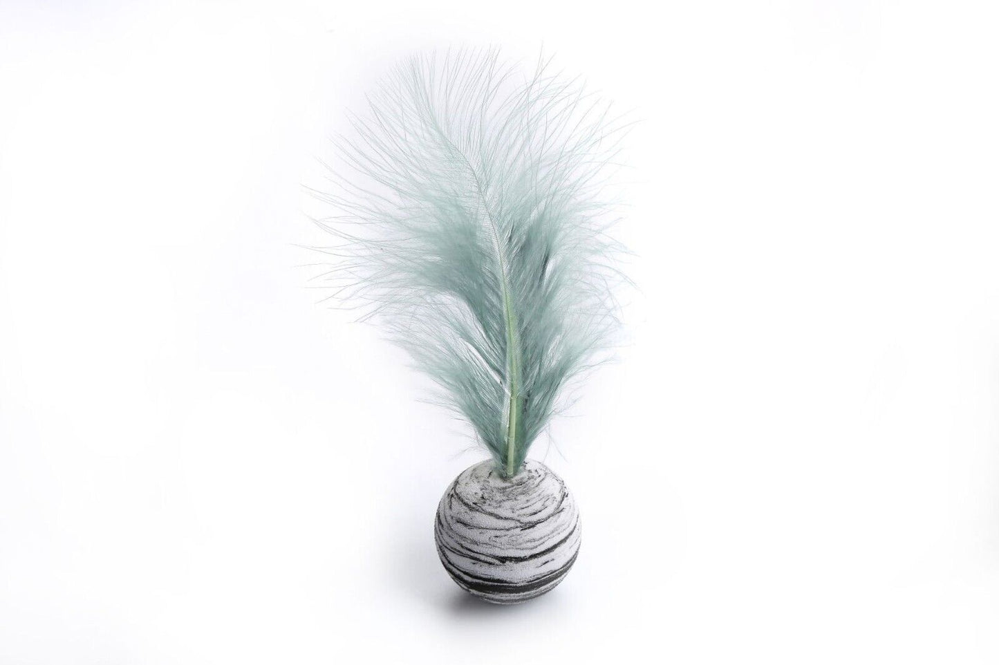 Pet Starry With Feather Toy Ball Toss Cat Interactive Play Relieve Boredom