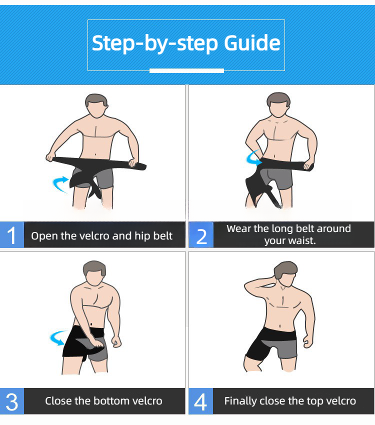 Breathable Sports Leg Support Muscle Strain Prevention Hip Thigh Support Strap