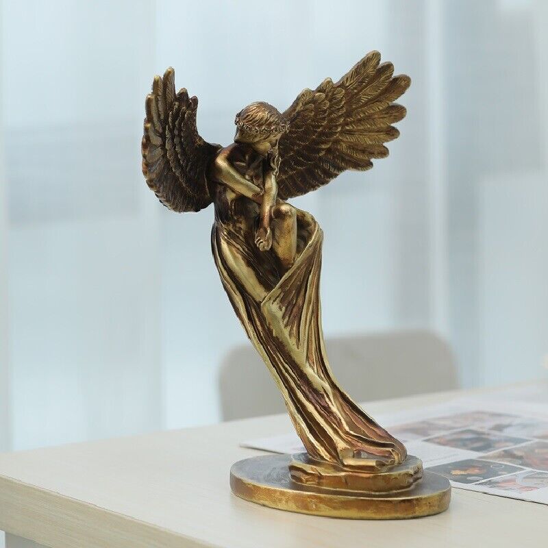 NEW Family Fresh Birthday Table Gift Idea Resin Decoration Redeem angel Figurine