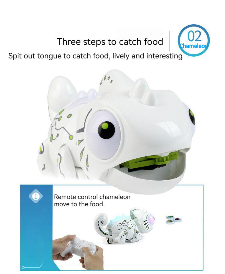 Remote Control Chameleon with Sound Effect Intelligent Machine Pet Creative Toy