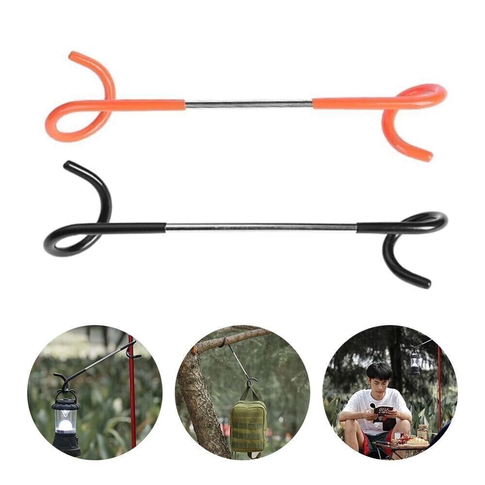 Two Way S Shaped Multifunctional Metal Hook Lamp Hang Outdoor Supplies Camping
