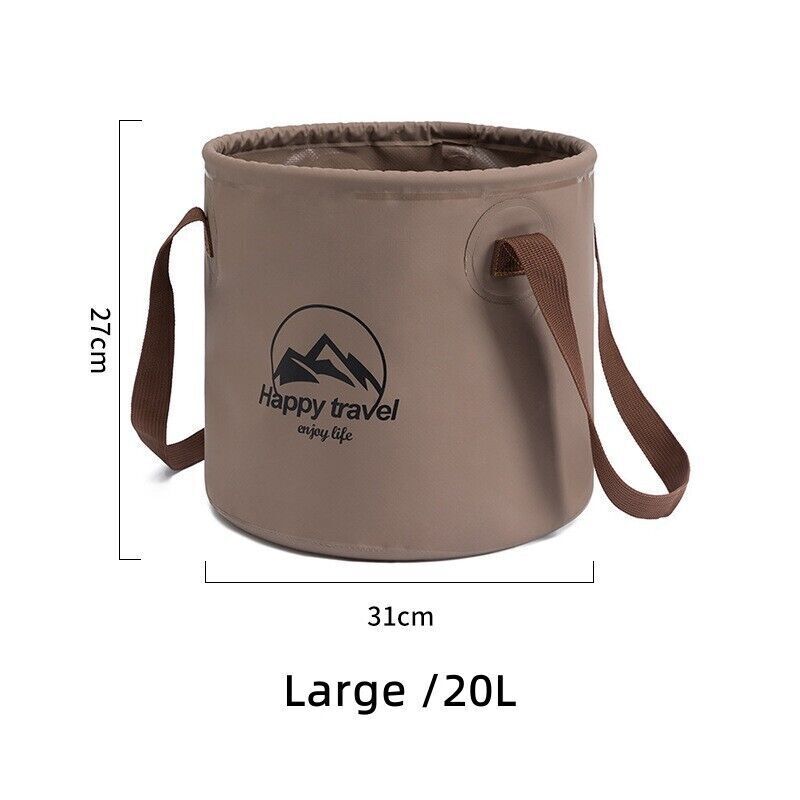 Outdoor Portable Foldable Wash Basin Travel Camping Fishing Foot Soaking Bucket