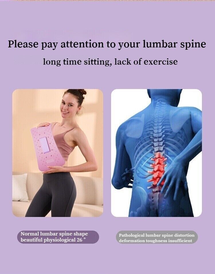 Lumbar Spine Relax Device Lumbar Back Support Stretching Board Top Waist Massage