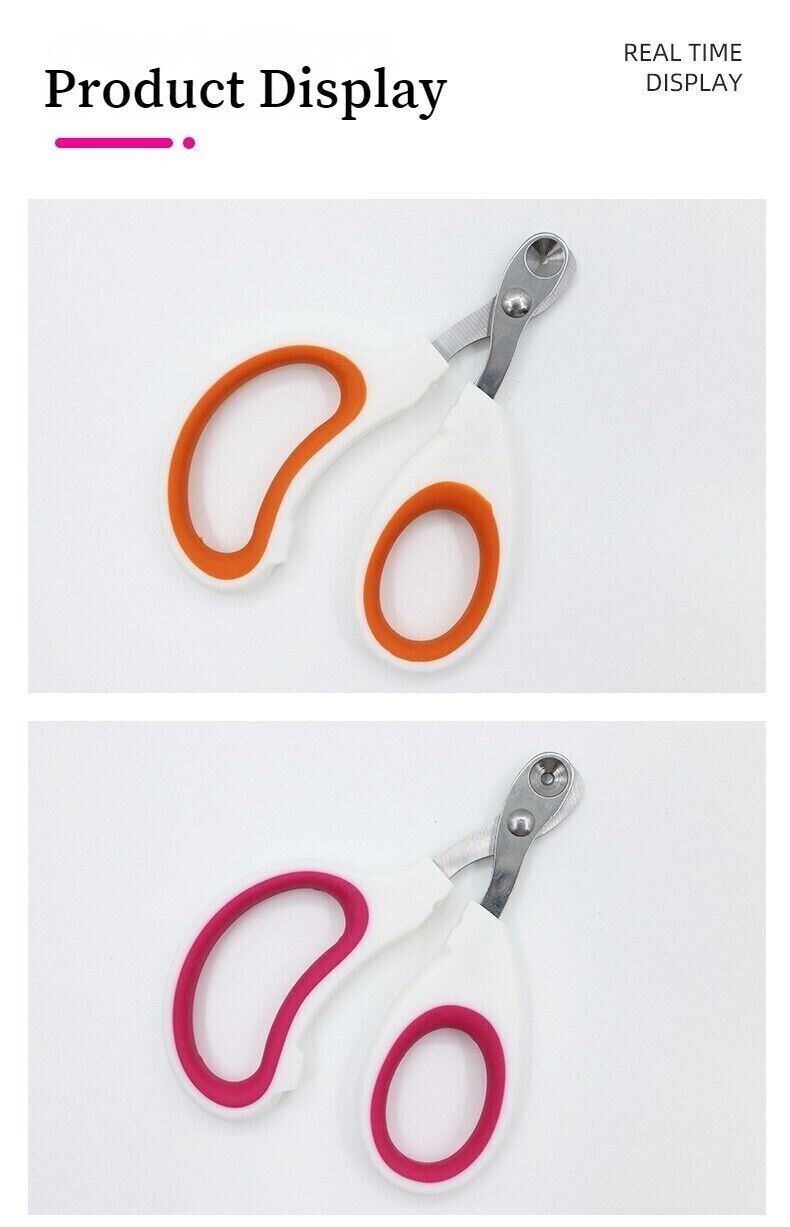 Pet Nail Clipper Trimmer Claw Grooming Cat Dog Clippers Toe Scissors Steel Tool