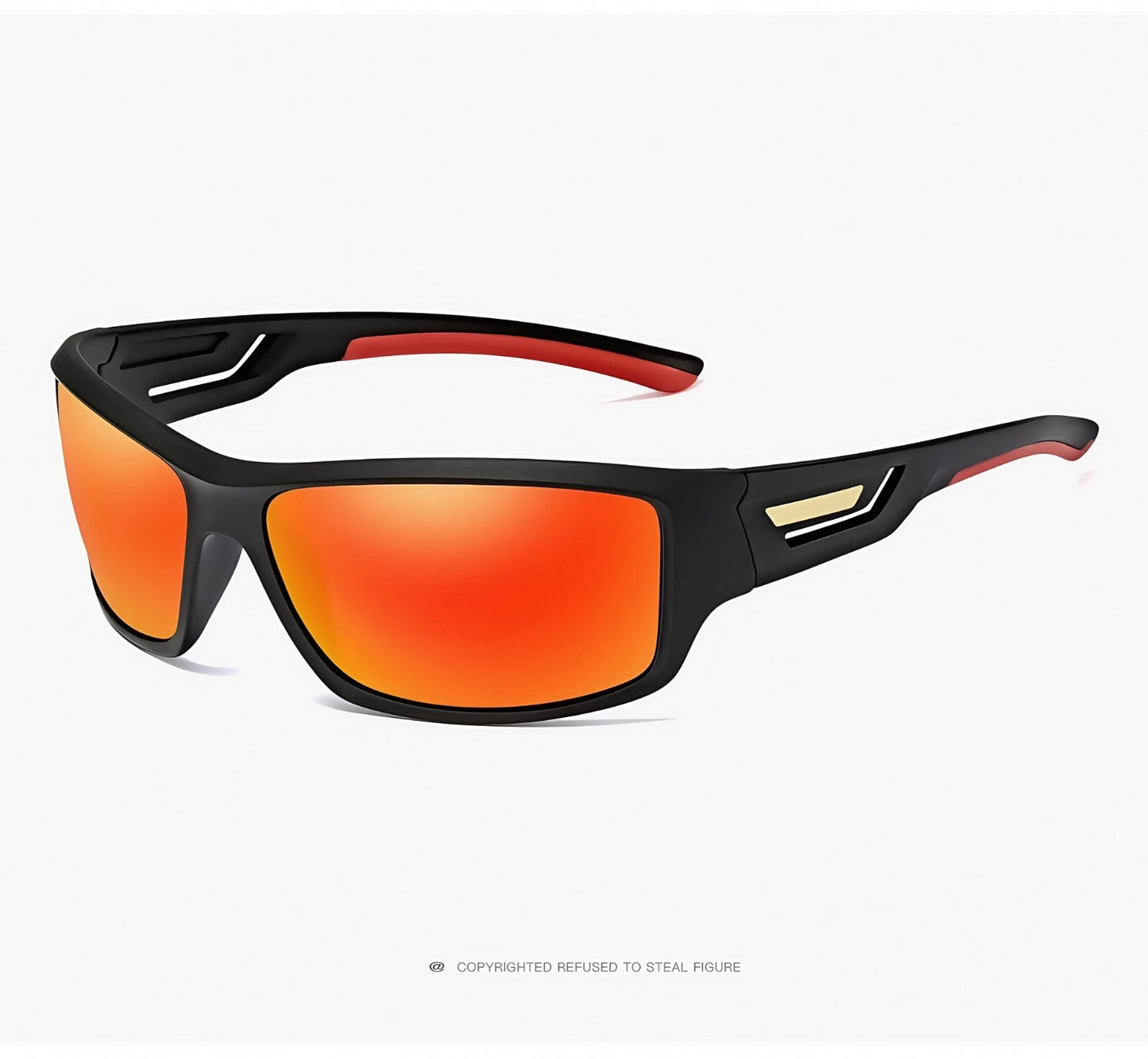 Men Polarized Sports Sunglasses Lightweight Wrap Around Shades Driving Cycling # 201909