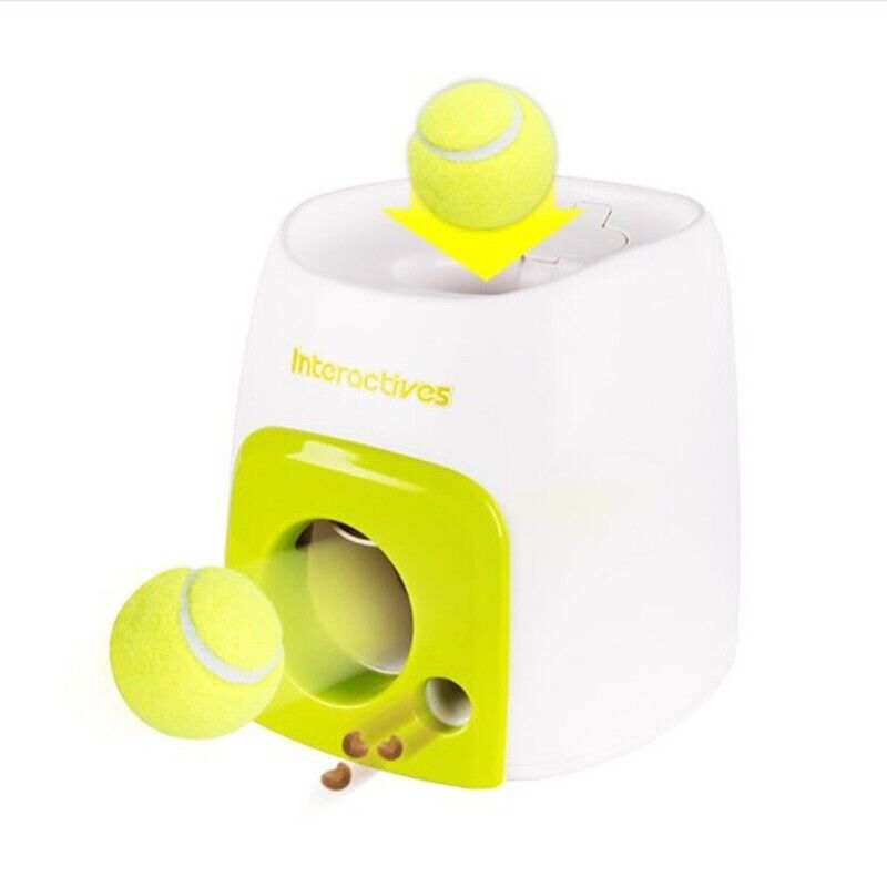 Pet Dog Interactive Toys Put Baseball Reward Machine Dog Feeder Feed Drain