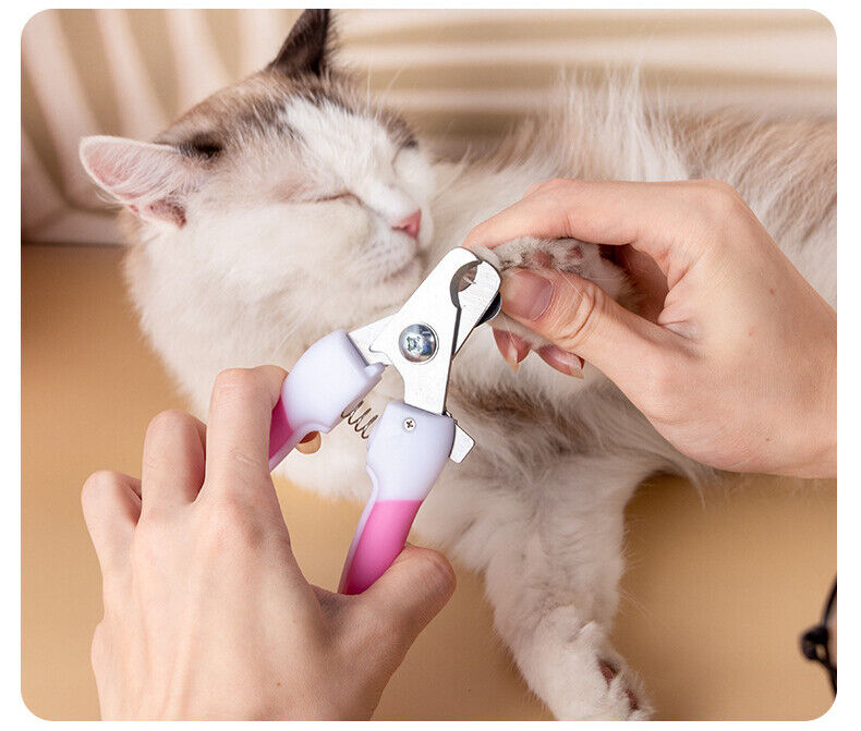 Pet Nail Clippers Dog Cat Nail Toe Claw CutterTrimmer Scissors Tool 2 Size