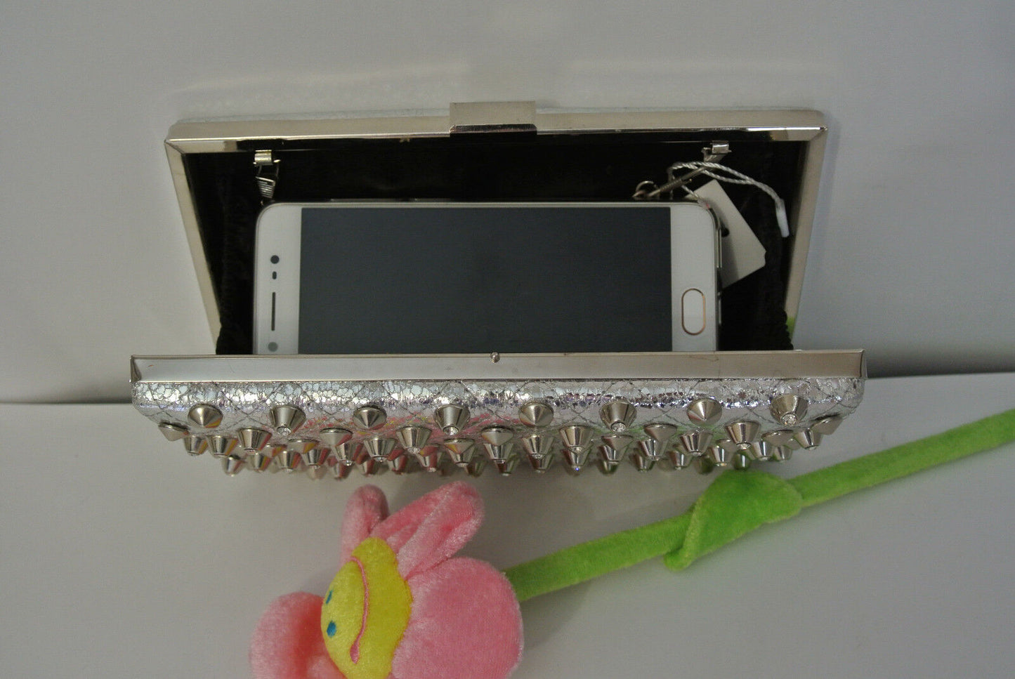 New Rivet Women Wallet Clutch Lady Purse Evening Handbag Ladies Party Bag