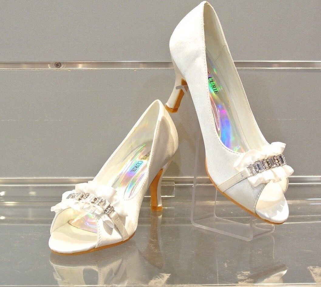 New Fashion Women Shining Ball Ventilate Mid Heel Party Wedding Work Date Shoes