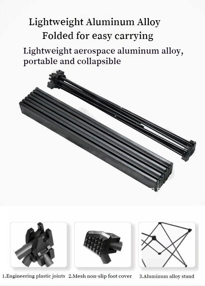 Aluminium Alloy Portable Mountain Camping Barbecue Table Folding Table S Size