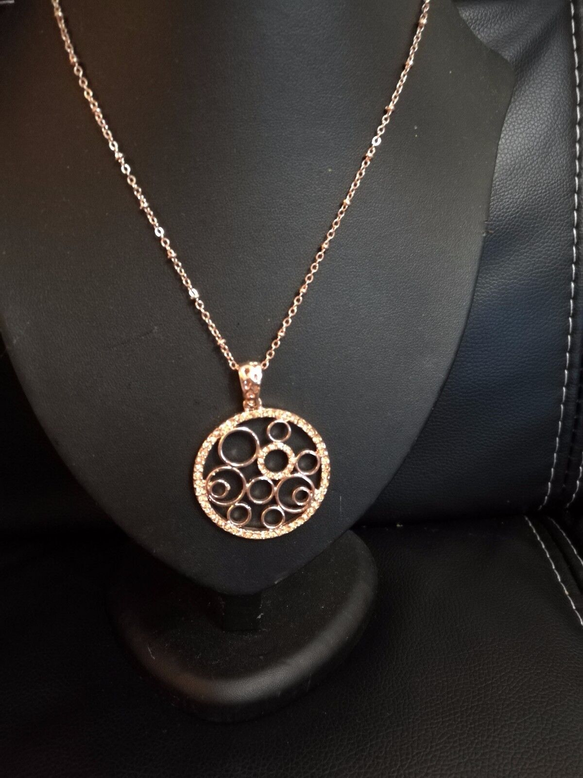 New Women Rhinestone Chain Crystal Necklace Pendant Lady's Fashion Jewelry