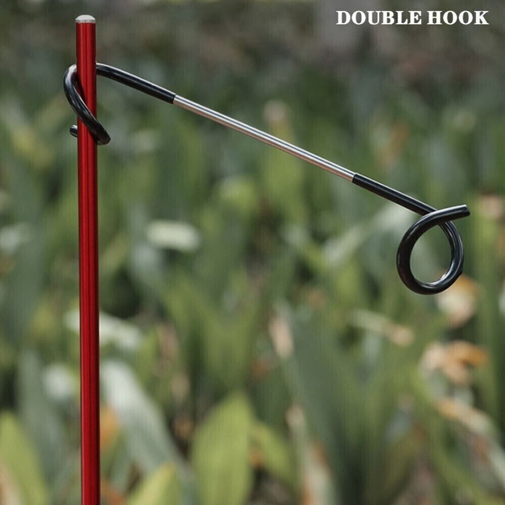 Two Way S Shaped Multifunctional Metal Hook Lamp Hang Outdoor Supplies Camping