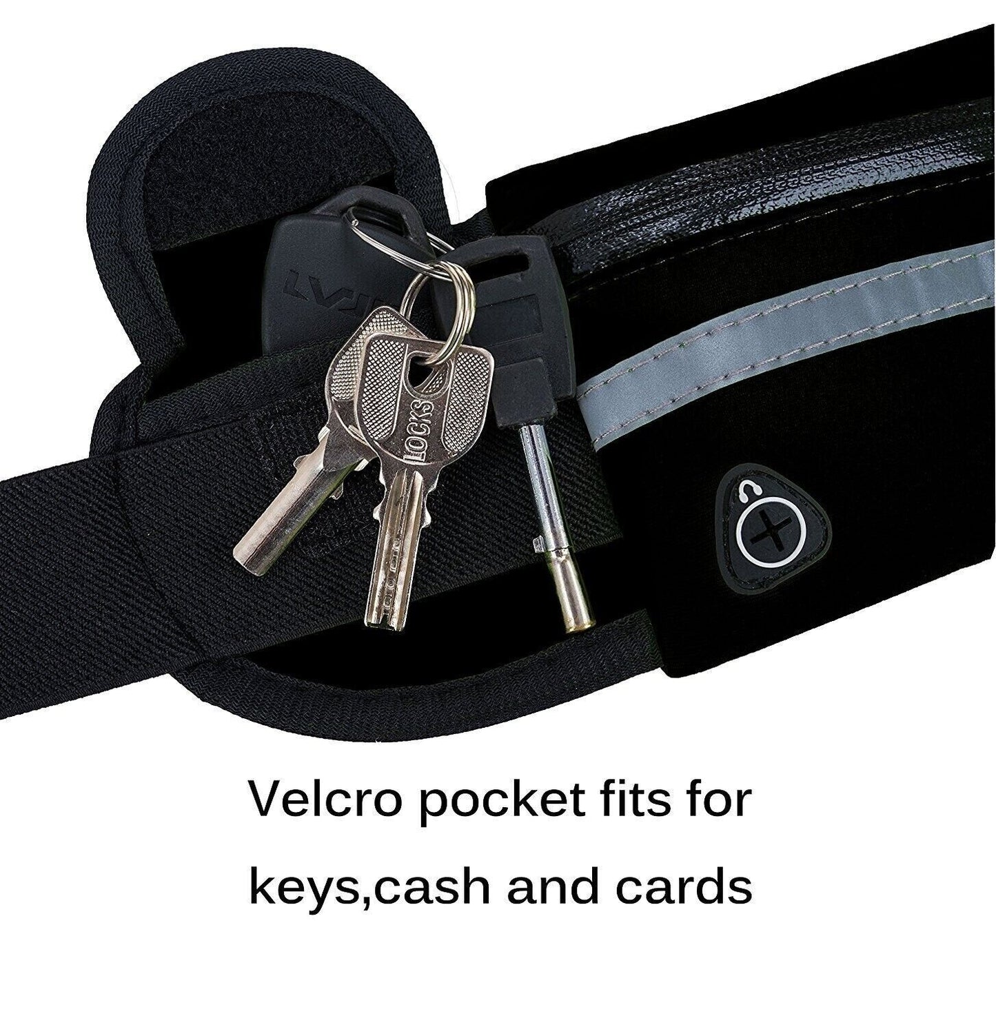 Waterproof Sports Wallet Running Pack Travel Waist Bags Money Zip Belt Pouch