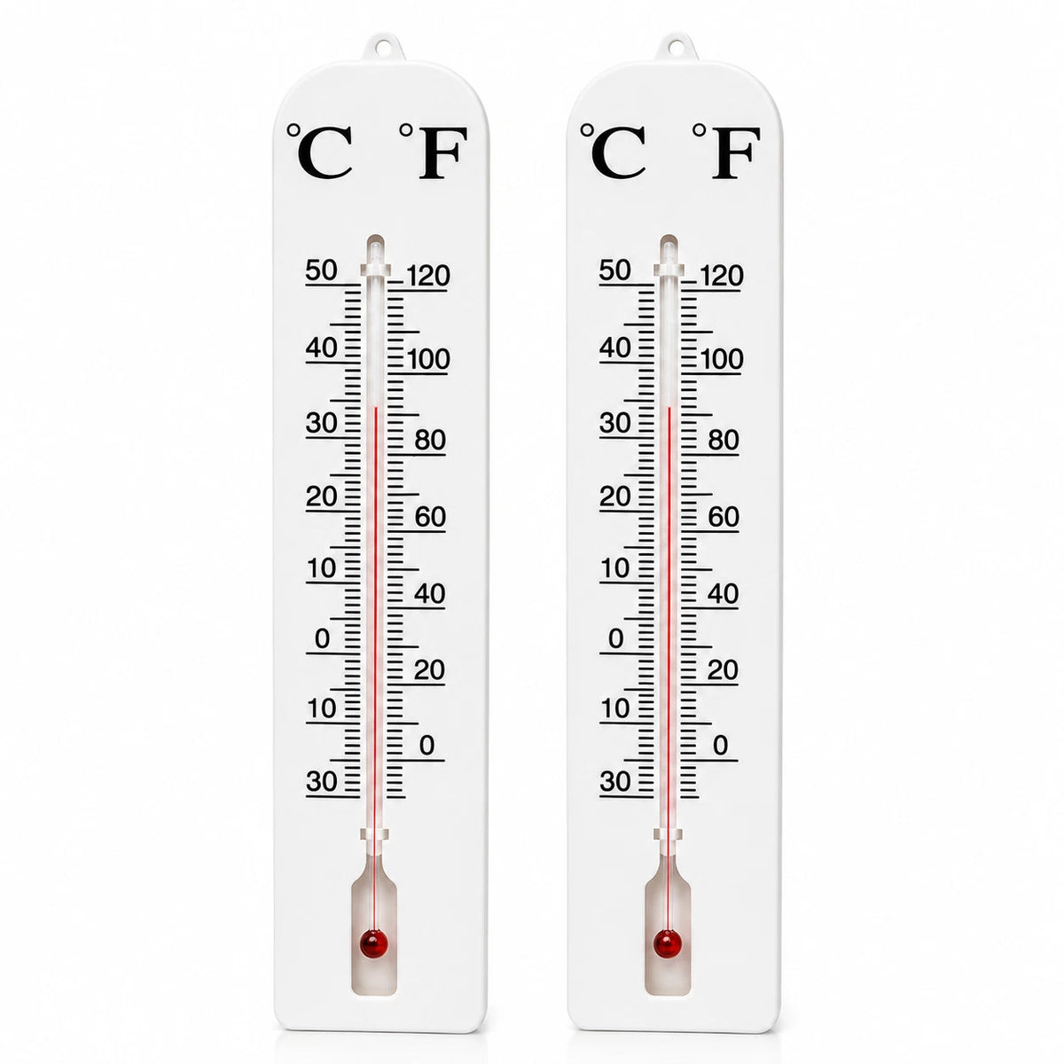 2X 40cm Jumbo Indoor Outdoor Wall Thermometer Large Garden Home Celsius Fahrenheit