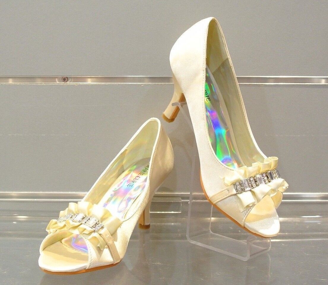 New Fashion Women Shining Ball Ventilate Mid Heel Party Wedding Work Date Shoes