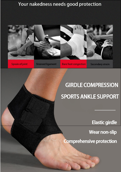 Anti-sprain Ankle Brace Thin Compression Fitness Sports Protection Bandage