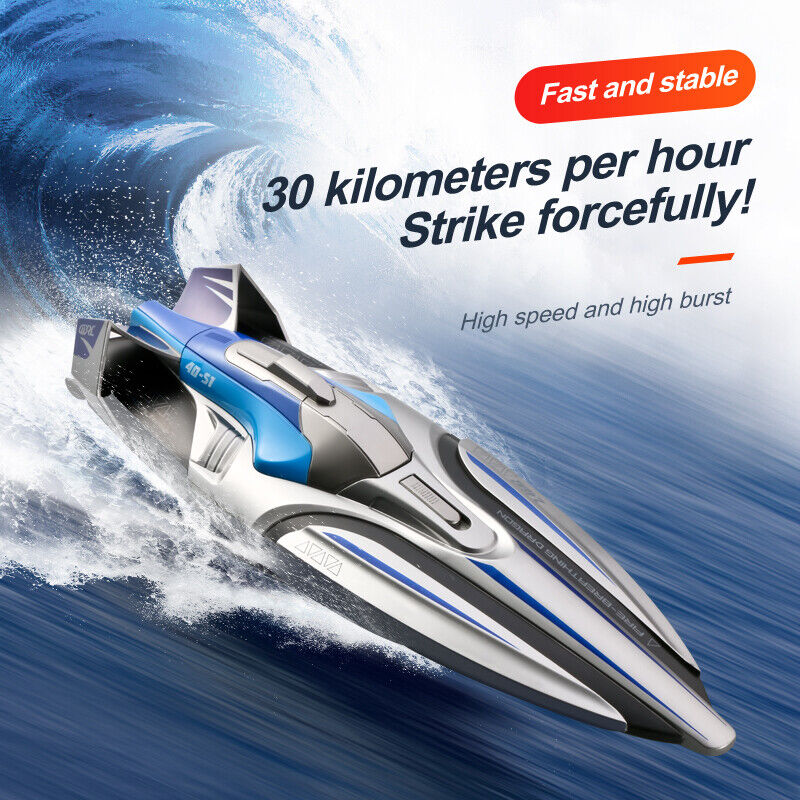 2.4GHz Waterproof S1 Long Range Wireless Remote Control High Speed Boat Toy Gift