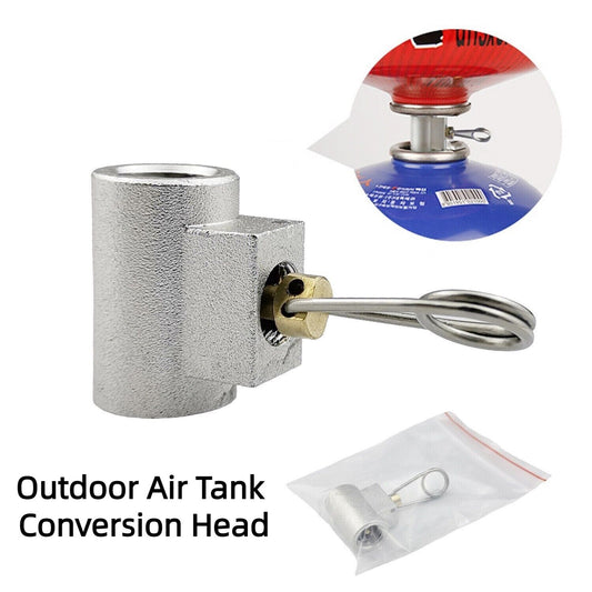 Outdoor Camp Gas Stove Tank Canister Connector Gas Refill Adaptor Propane Valve
