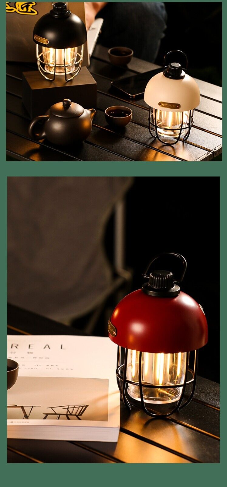 New USB Rechargeable Portable Outdoor Camping Lantern Tent Travel Light