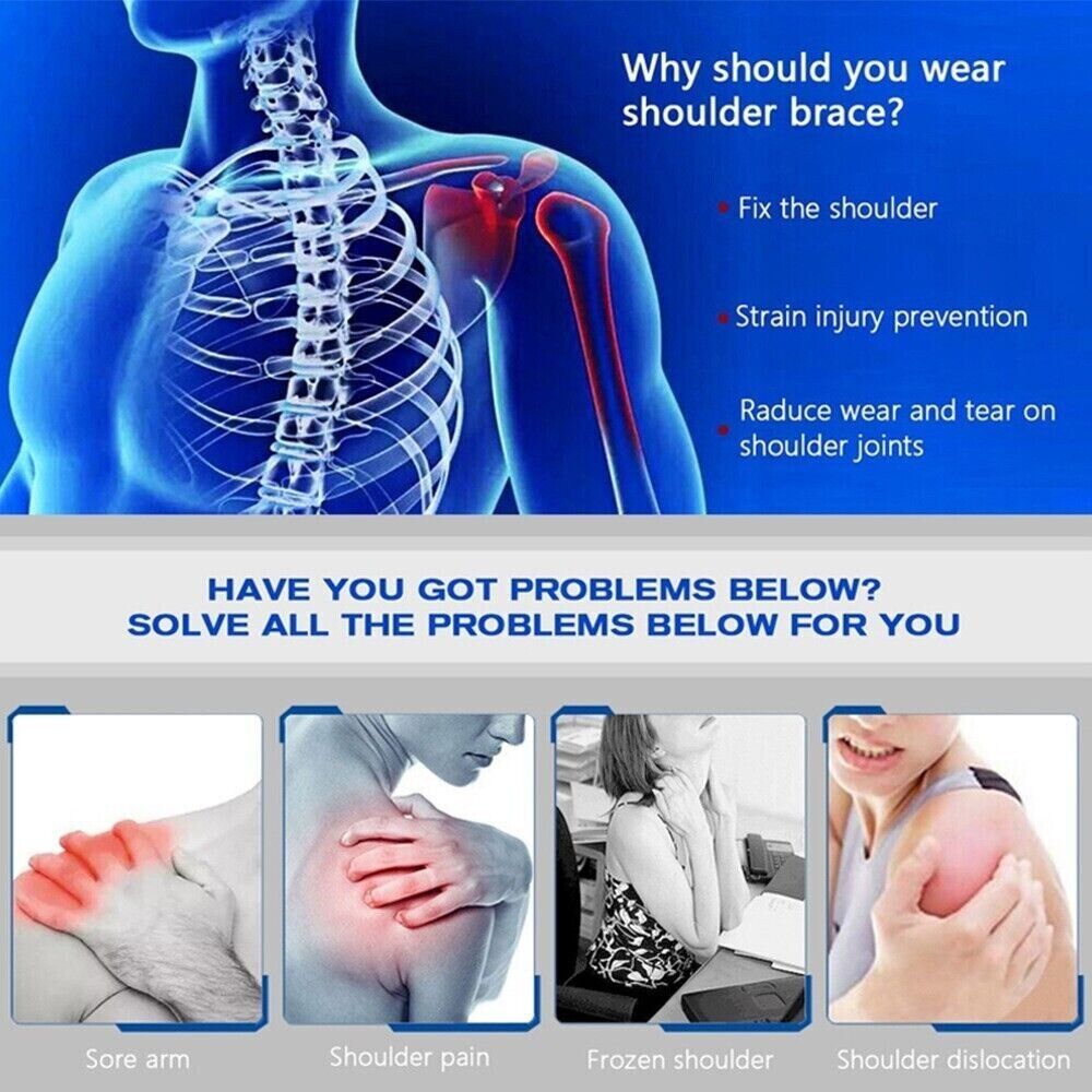 Anti-strain Fitness Sports Taping Protection Adjustable Single Shoulder Strap