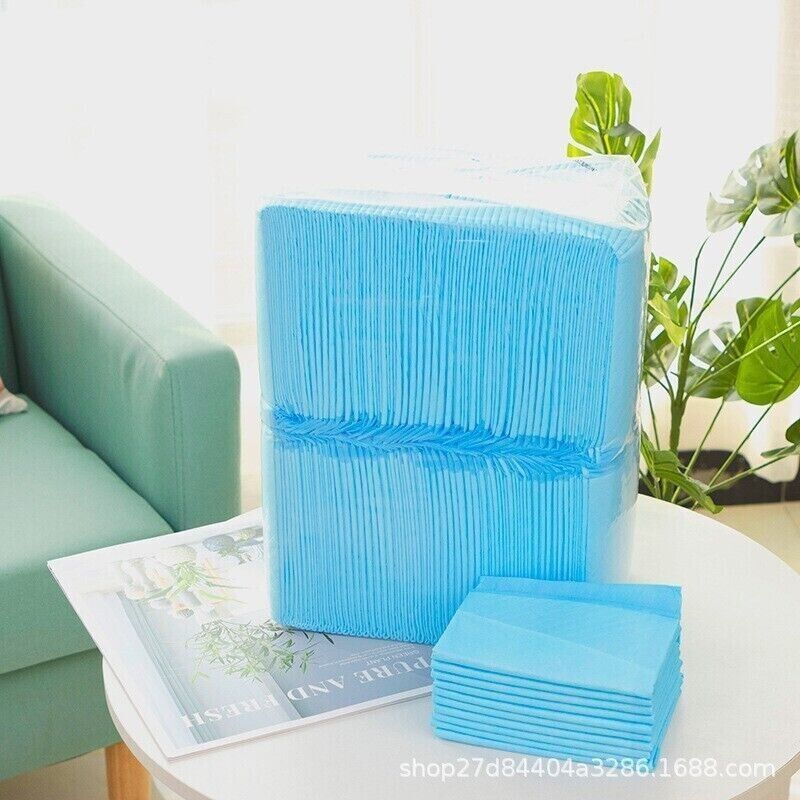 Puppy Pet Dog Toilet Training Pads Indoor Thick Super Absorbent Blue 4 Sizes