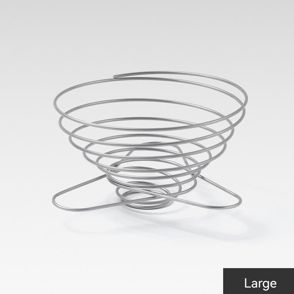 Outdoor Camping Stainless Coffee Drip Rack Holder Folding Funnel Spring Type