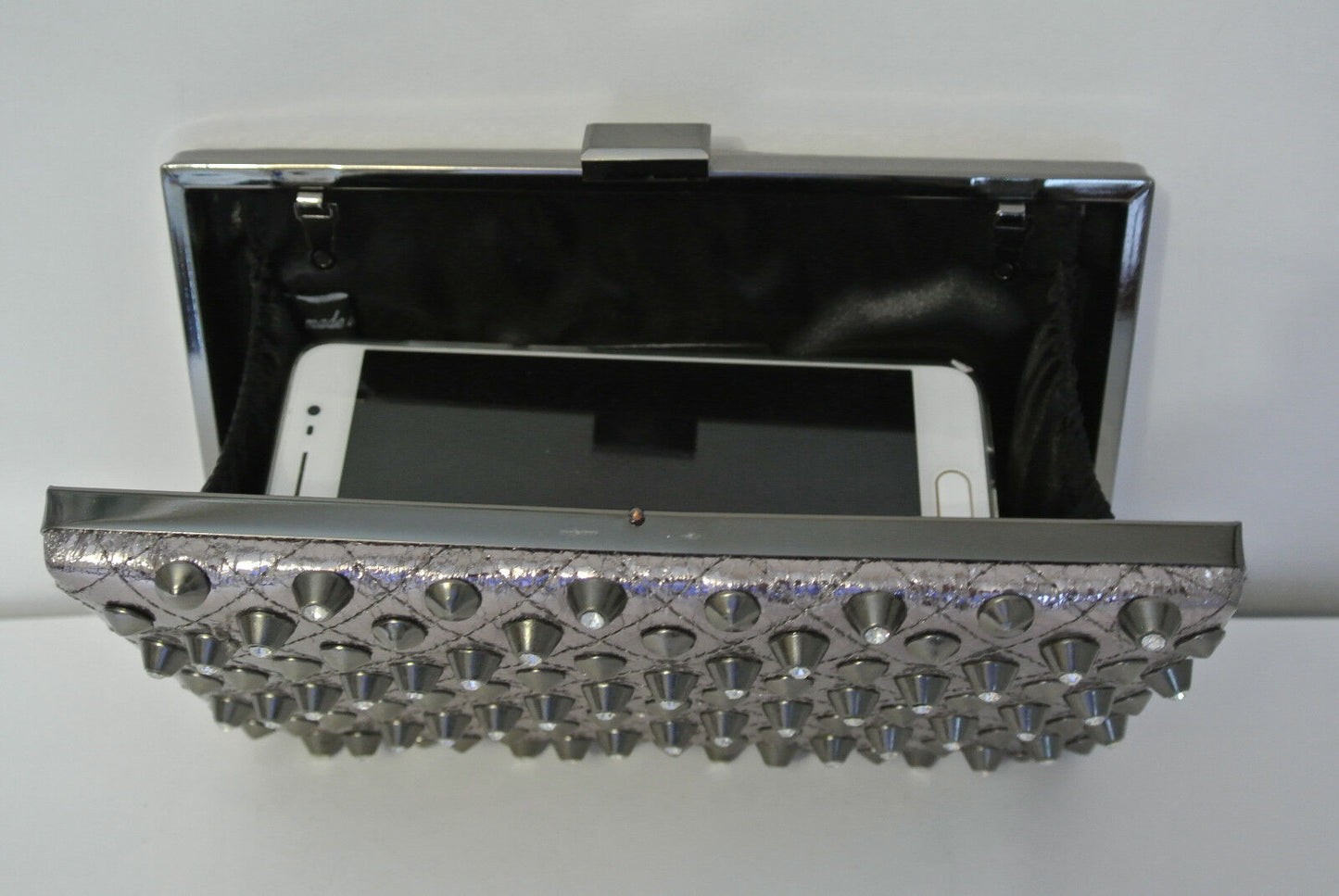 New Rivet Women Wallet Clutch Lady Purse Evening Handbag Ladies Party Bag