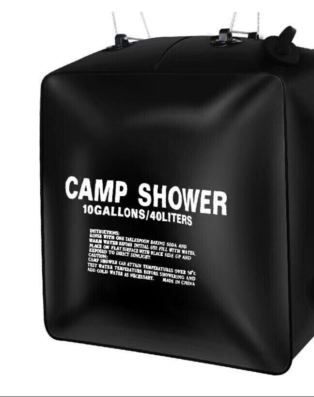 Foldable Shower Bag Solar Heat Camping Hiking Travel Water Storage Bag 20L 40L
